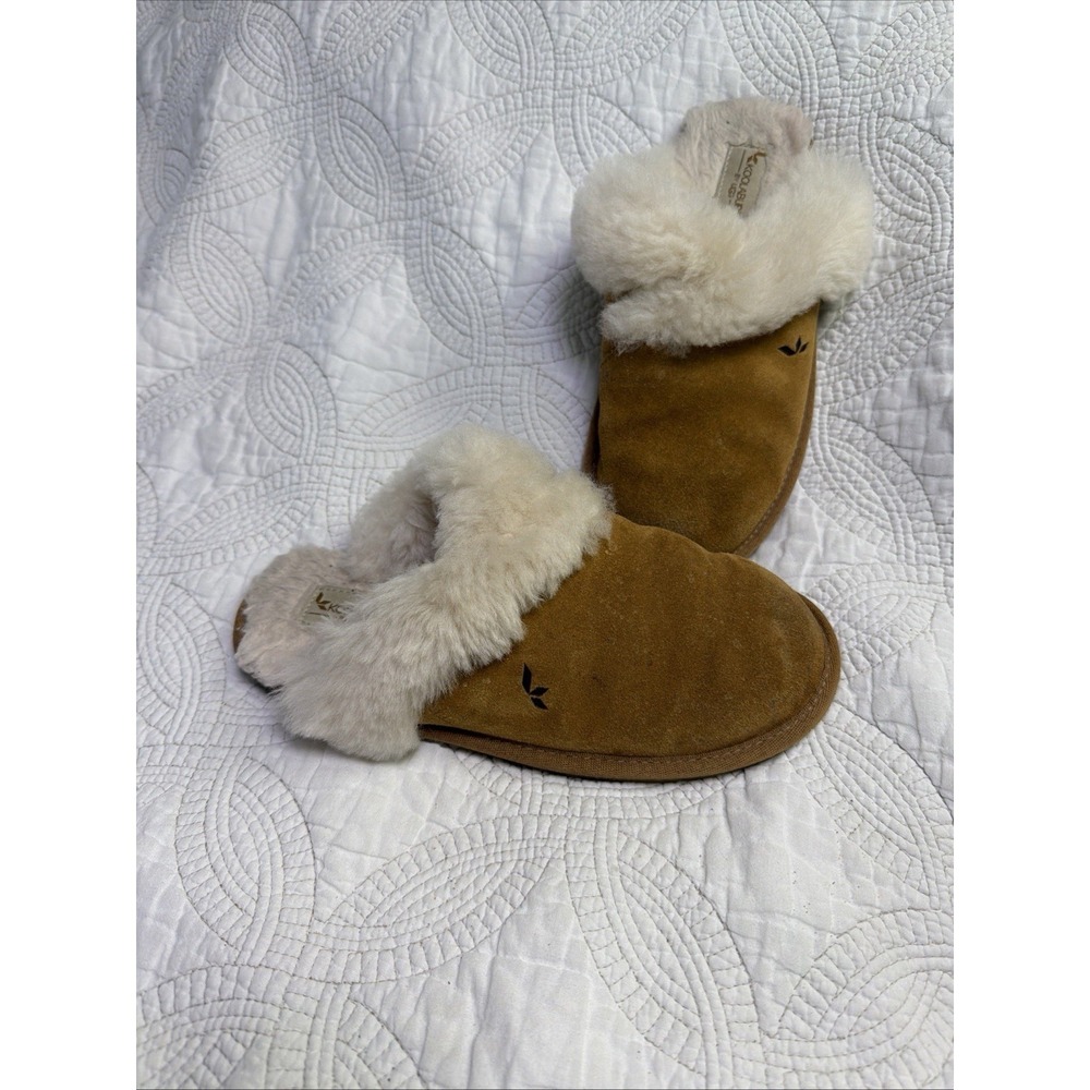 Koolaburra UGG Milo Women's 7 Shoes Suede Comfort Lined House Slippers Cozy Mule